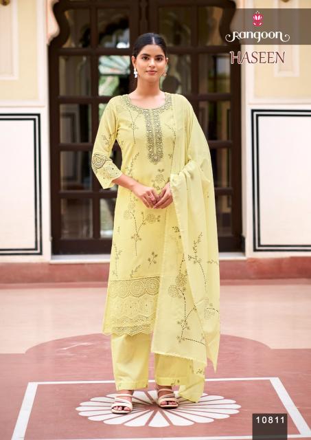 Rangoon haseen 3pcs wholesale kurtis online from ludhiana